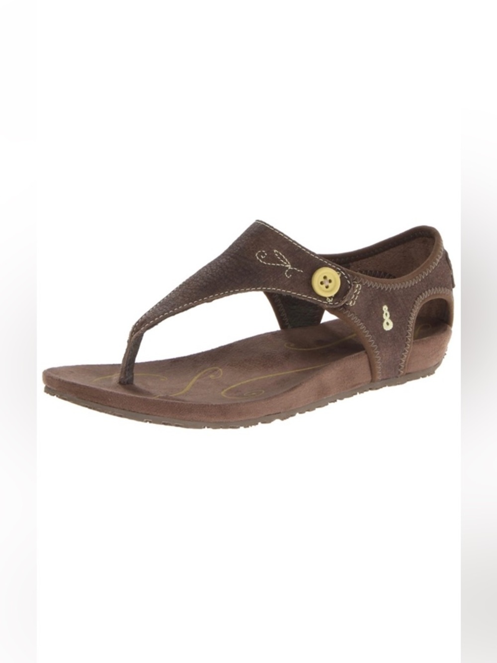 Ahnu Serena Sandals Brown Thong Sandal Women’s Size 7.5